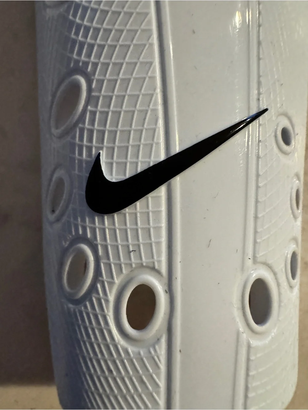 Nike Kids Gray and Black J Guard Shin Guards